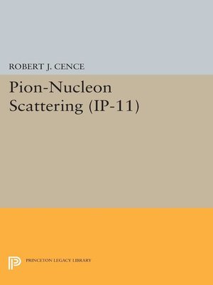 cover image of Pion-Nucleon Scattering. (IP-11), Volume 11
